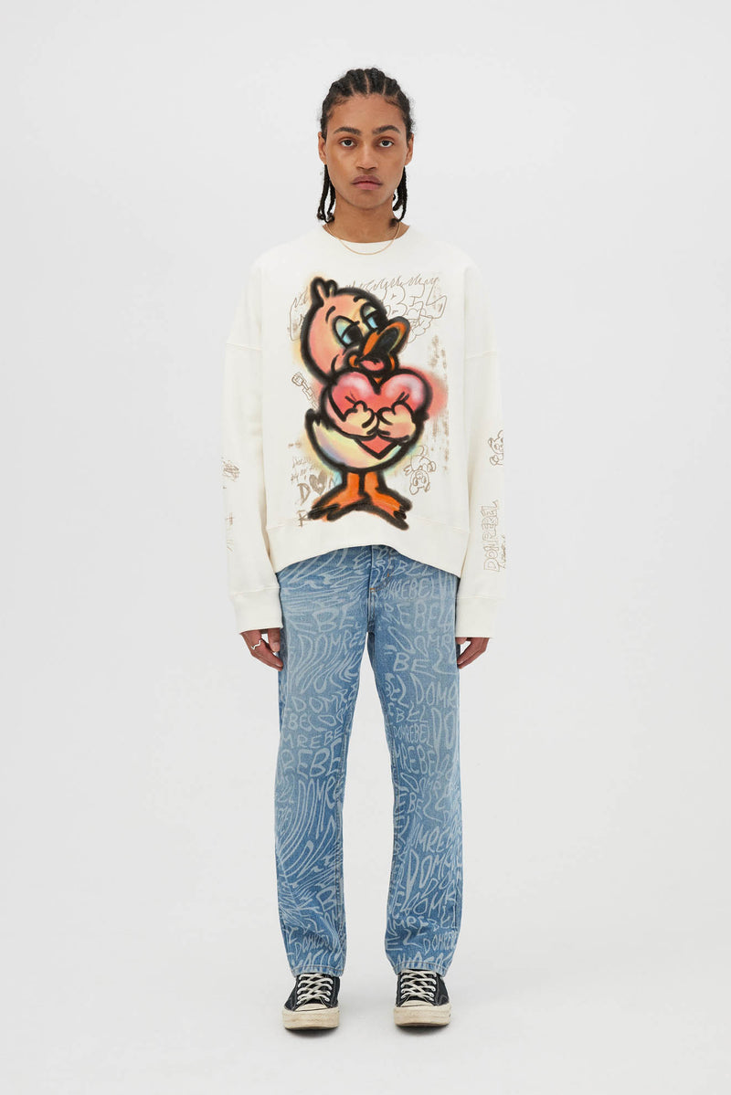 DARLING CROPPED SWEATSHIRT