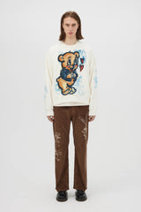 CHARMED CROPPED SWEATSHIRT