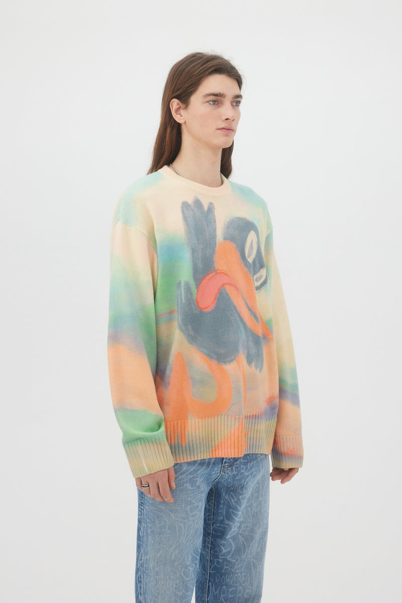 CREEP KNIT CREWNECK