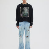 APPEARANCE CROPPED FIT SWEATSHIRT