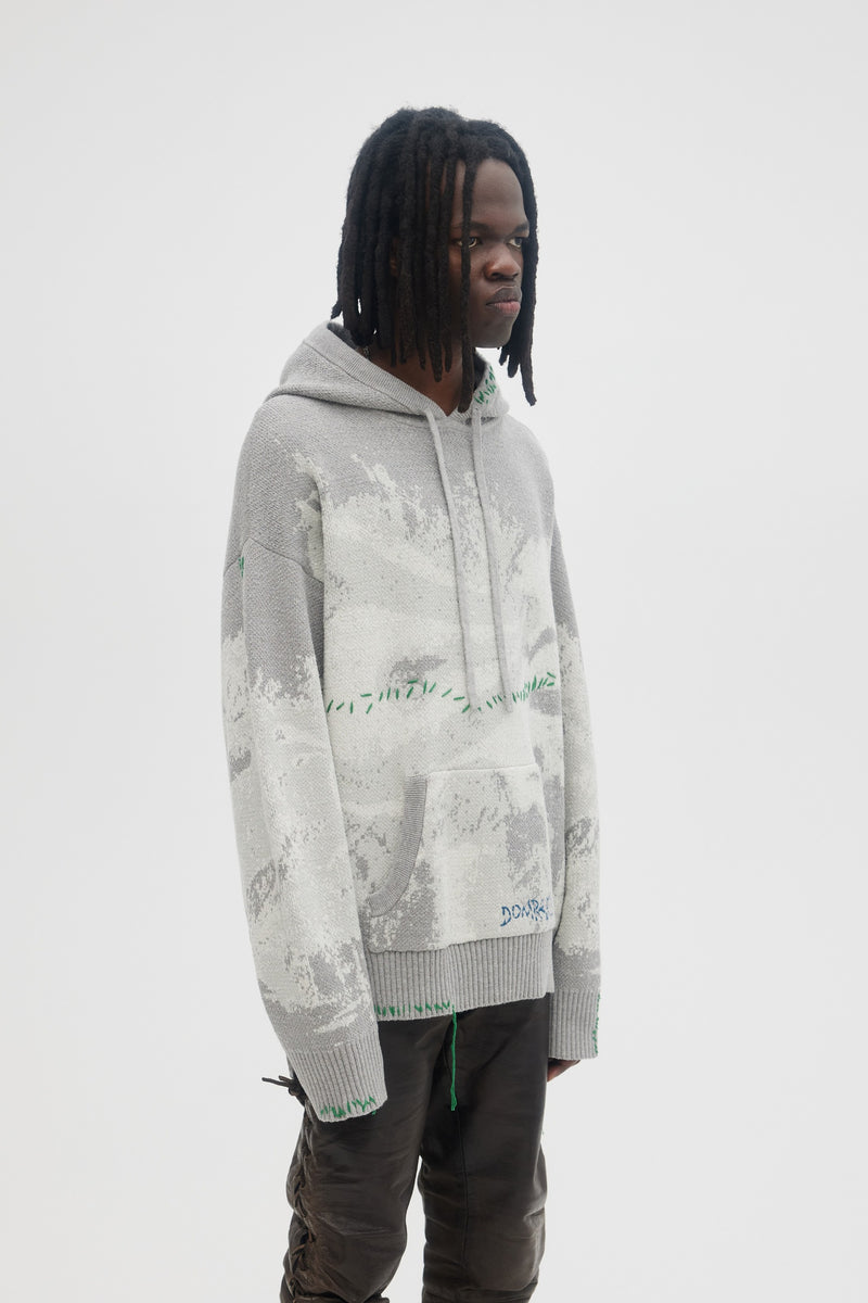 SPLASH KNIT HOODIE