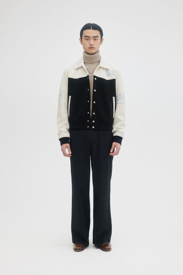 domrebel SCRIBS JACKET Ivory