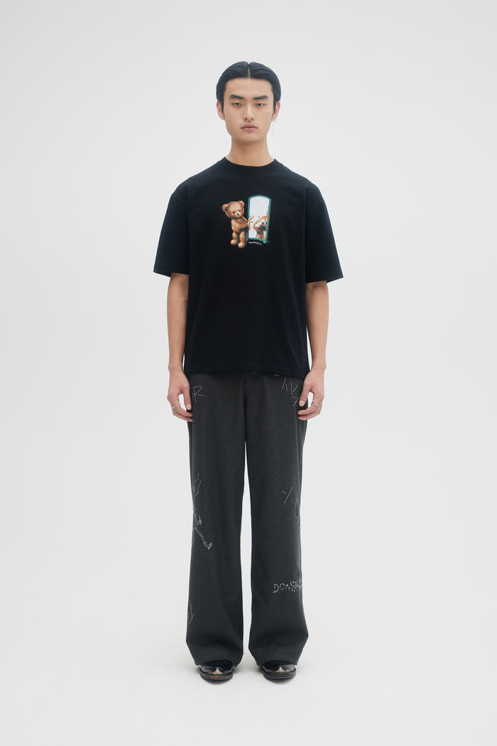 domrebel MIRROR T-SHIRT Black