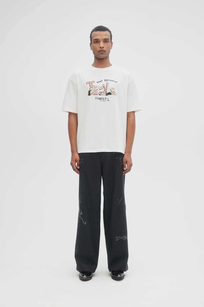 domrebel FORGET T-SHIRT Ivory