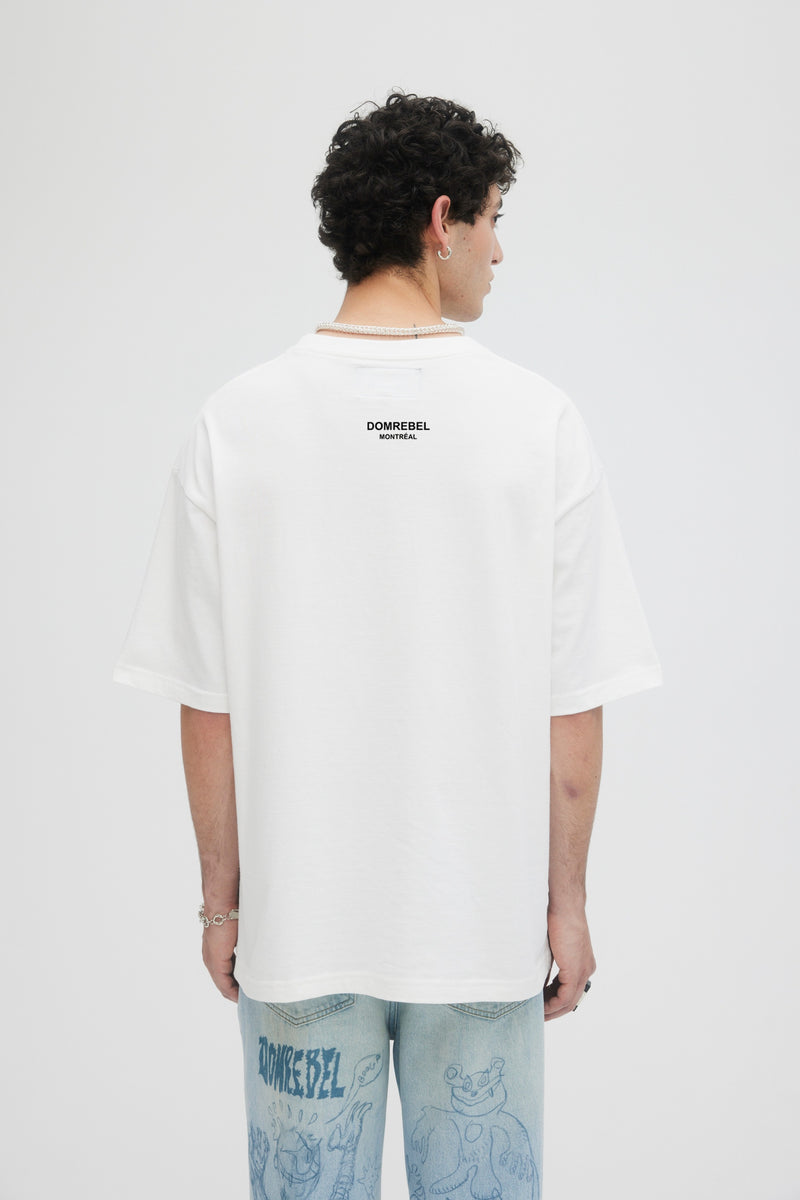 SNAP T-SHIRT IVORY