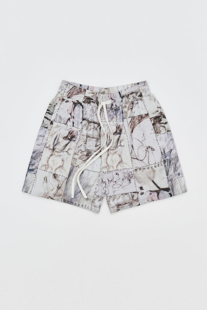domrebel MONTAGE SHORTS Beige