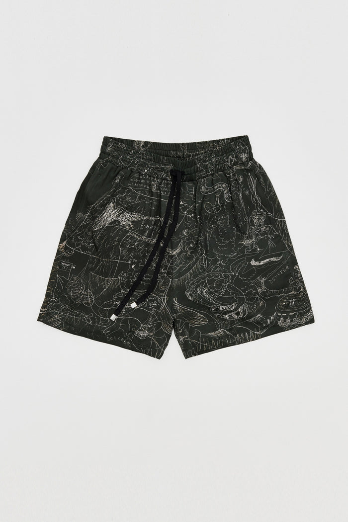 domrebel UTOPIA SHORTS Black