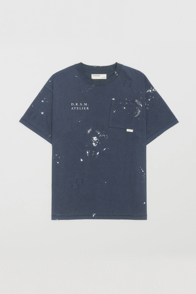 ATELIER POCKET TEE DARK BLUE