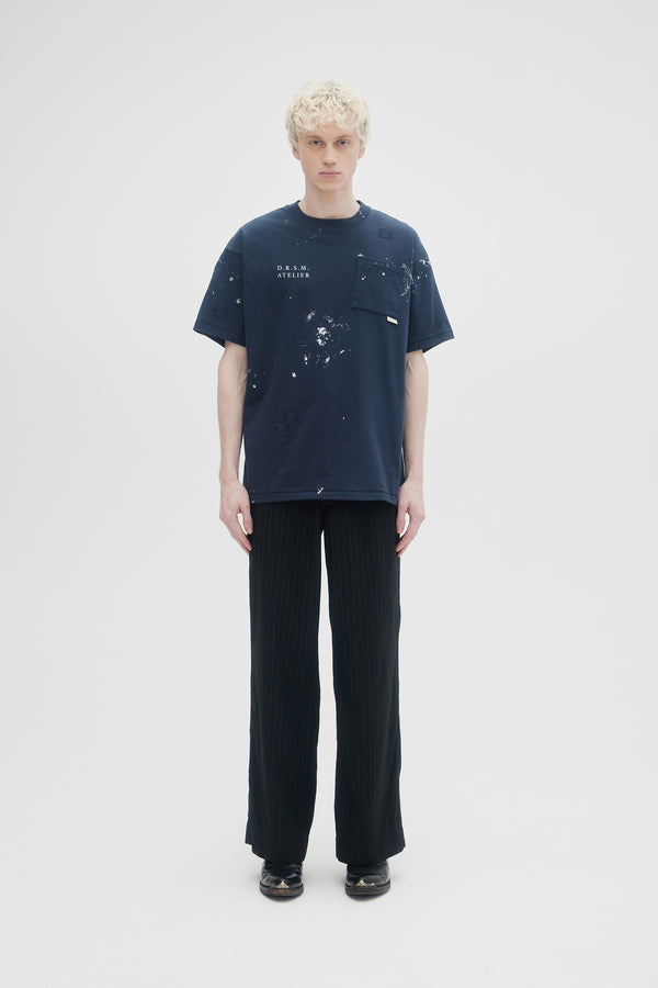 ATELIER POCKET TEE DARK BLUE