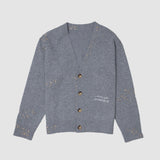 OFFICE KNIT CARDIGAN - GREY