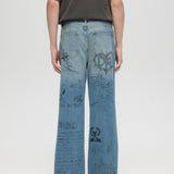 COLLEGE JEANS - MID BLUE