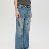 COLLEGE JEANS - MID BLUE