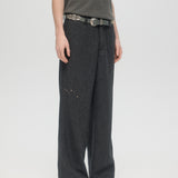 CREATOR SUIT TROUSERS - COAL