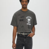 VARSITY BEAR - T-SHIRT FADED BLACK