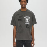 VARSITY BEAR - T-SHIRT FADED BLACK