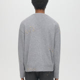 OFFICE KNIT CARDIGAN - GREY