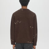 OFFICE KNIT CREWNECK - BROWN