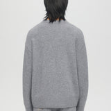 OFFICE KNIT CREWNECK - GREY