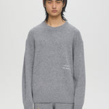 OFFICE KNIT CREWNECK - GREY