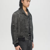 PAINTED BOMBER JACKET