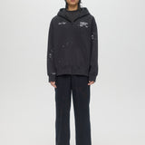 STAFF ZIP HOODIE - OLD BLACK