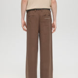 RESORT TAILORED TROUSERS BROWN