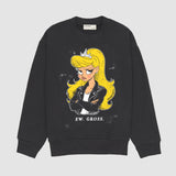 EYE ROLL - SWEATSHIRT OLD BLACK