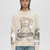 HIGH LOW - SWEATSHIRT GREIGE