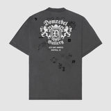 LION CREST - T-SHIRT FADED BLACK