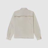 SLEAZER - CROPPED OVERSHIRT BEIGE