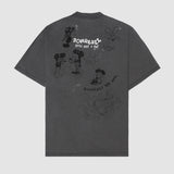 SPIT - T-SHIRT FADED BLACK