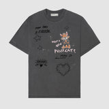 WHATS NEW - T-SHIRT FADED BLACK