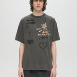 WHATS NEW - T-SHIRT FADED BLACK