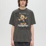 WHO CARES - T-SHIRT FADED BLACK