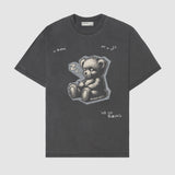 ZZZ BEAR - T-SHIRT OLD BLACK