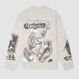 HIGH LOW - SWEATSHIRT GREIGE