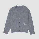 OFFICE KNIT CARDIGAN - GREY