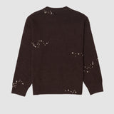 OFFICE KNIT CREWNECK - BROWN