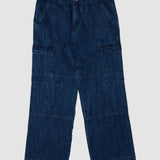 WORKSHOP CARGO PANTS INDIGO