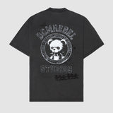 VARSITY BEAR - T-SHIRT FADED BLACK