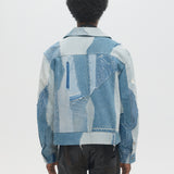 ARTISANAL DENIM ZIP BLOUSON