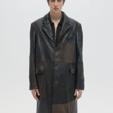 ARTISANAL CLUBSEAT COAT - LEATHER