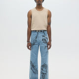 INKED - BOOTCUT JEANS FADED BLUE