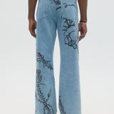 INKED - BOOTCUT JEANS FADED BLUE