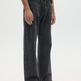 JERK - BOOTCUT JEANS FADED BLACK
