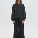 RENEGADE KNIT CREWNECK - CHARCOAL