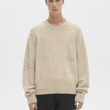 RENEGADE - KNIT CREWNECK GREIGE