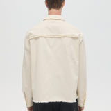 SLEAZER - CROPPED OVERSHIRT BEIGE