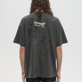 SPIT - T-SHIRT FADED BLACK