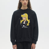 EYE ROLL - SWEATSHIRT OLD BLACK